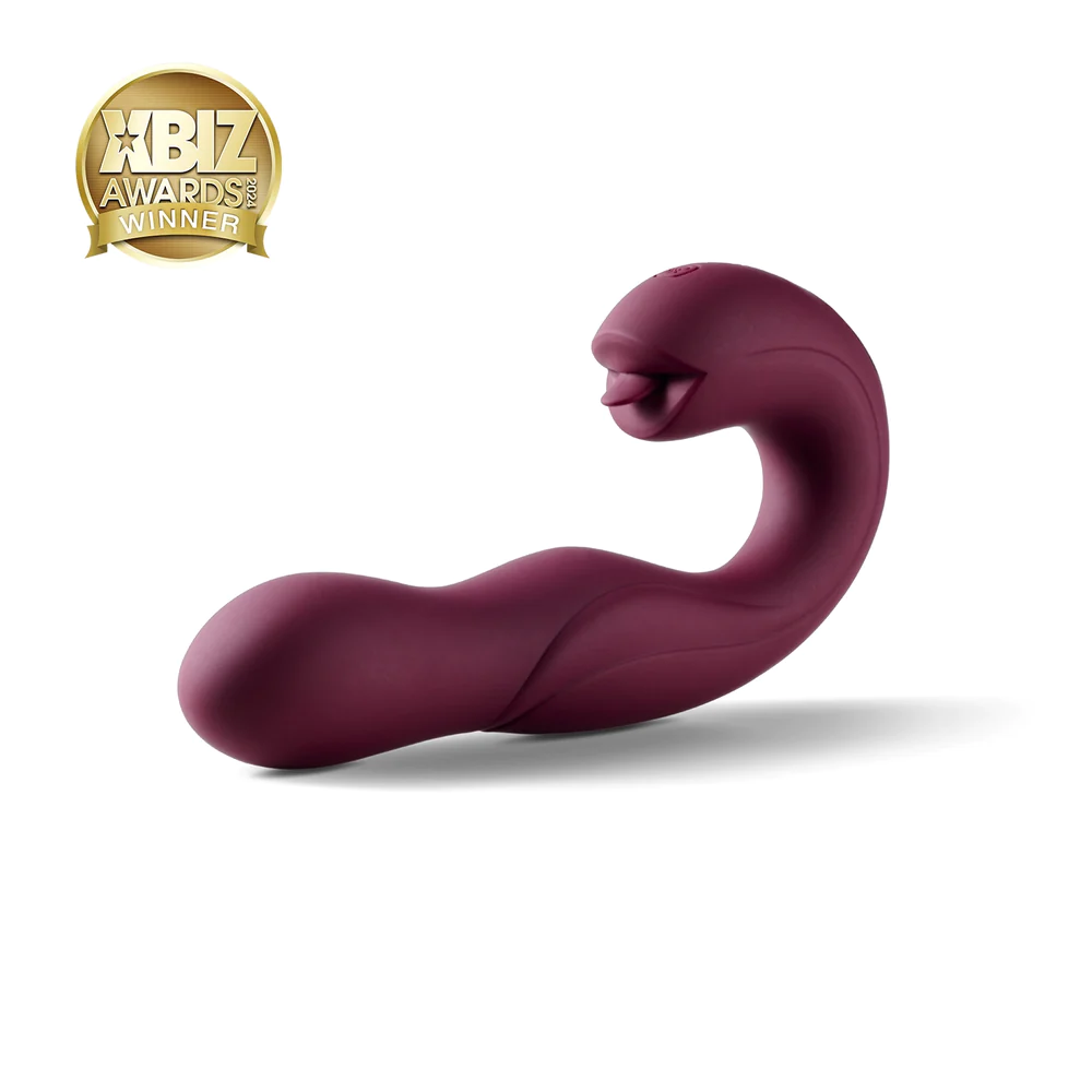 Joi Rotating Head G-Spot Vibrator - Maroon